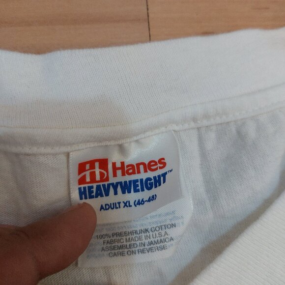 Vintage 1994 hanes double White  The Simpsons Homer Cartoon Couch Potato Tshirt - Picture 4 of 10